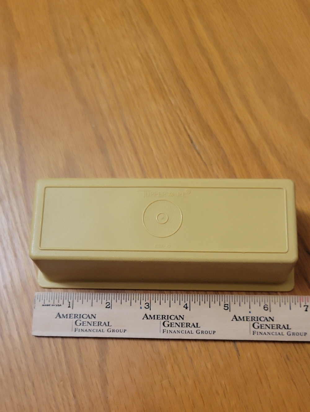Tupperware Yellow Butter Dish
